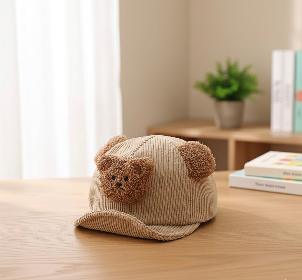 Gorro Grueso con Visera para Bebé – Protección, Suavidad y Estilo en Invierno