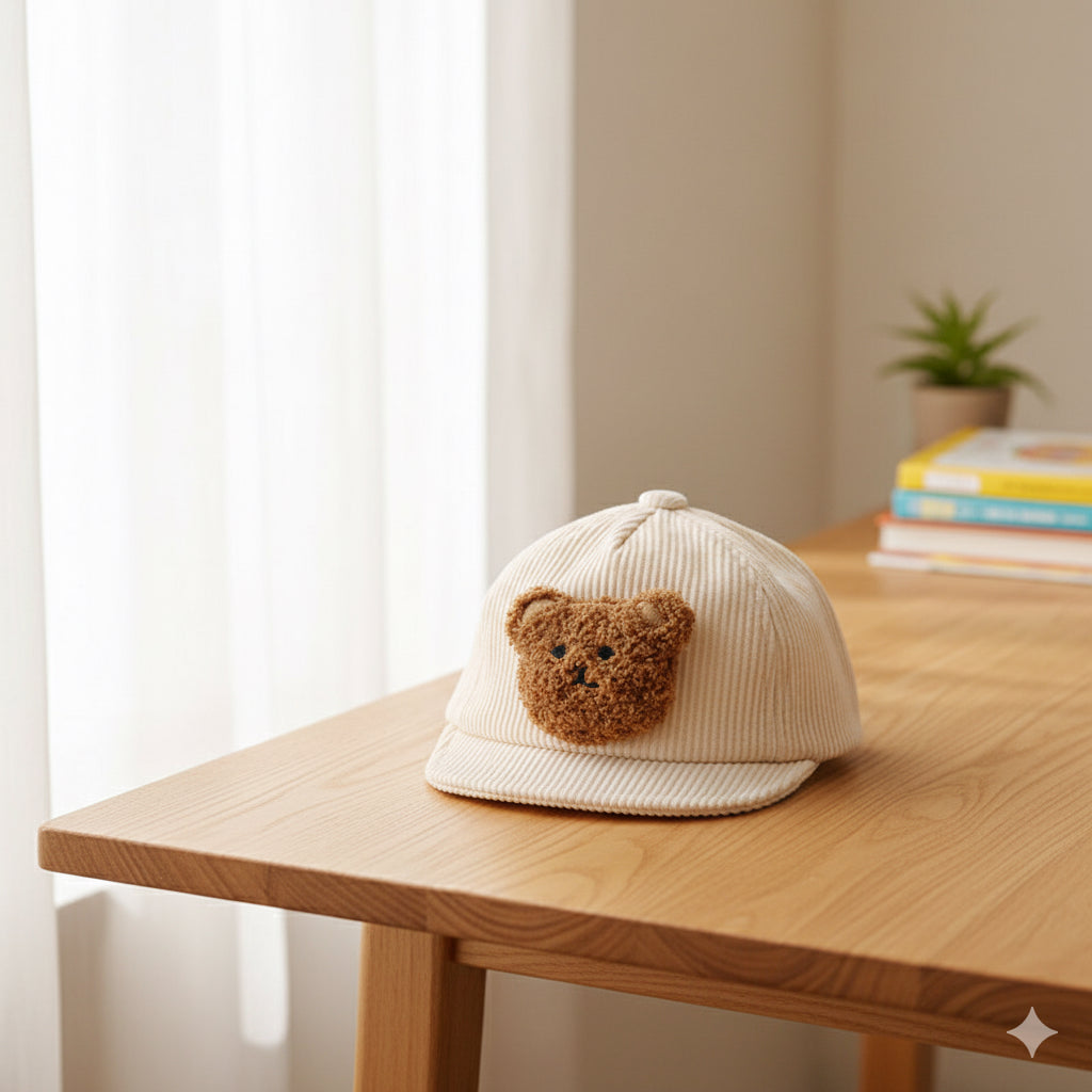 Gorro Grueso con Visera para Bebé – Protección, Suavidad y Estilo en Invierno