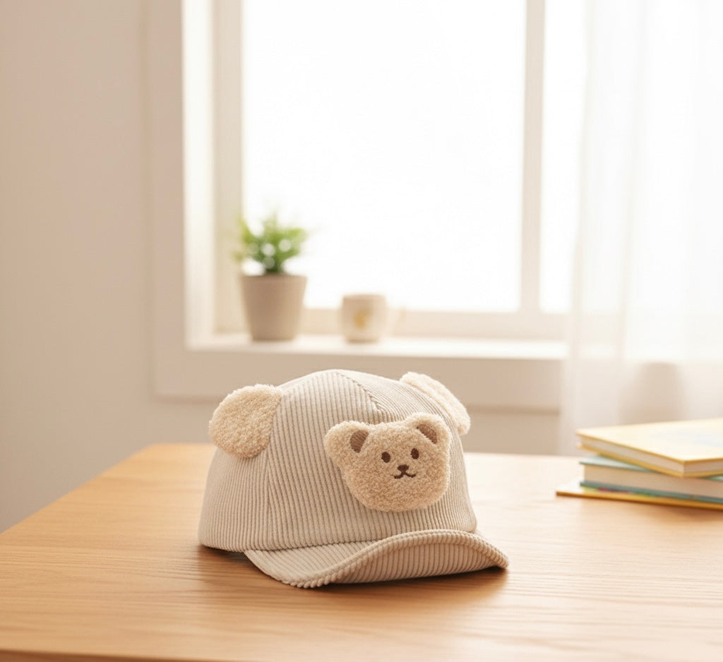 Gorro Grueso con Visera para Bebé – Protección, Suavidad y Estilo en Invierno