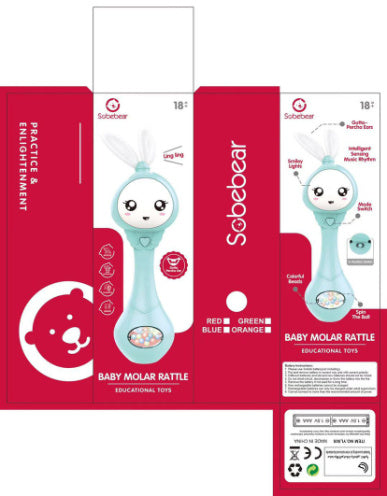 Juguete musical para morder bebés