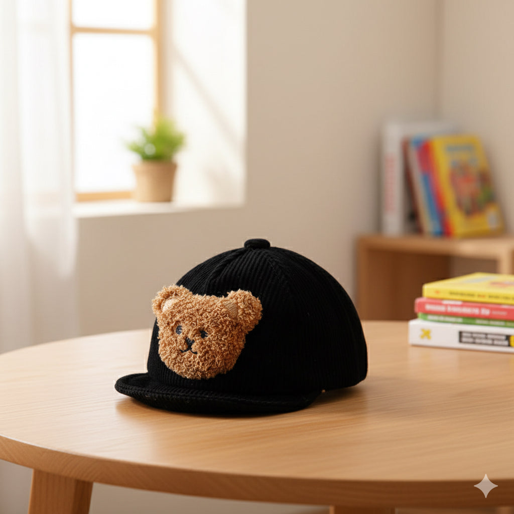 Gorro Grueso con Visera para Bebé – Protección, Suavidad y Estilo en Invierno