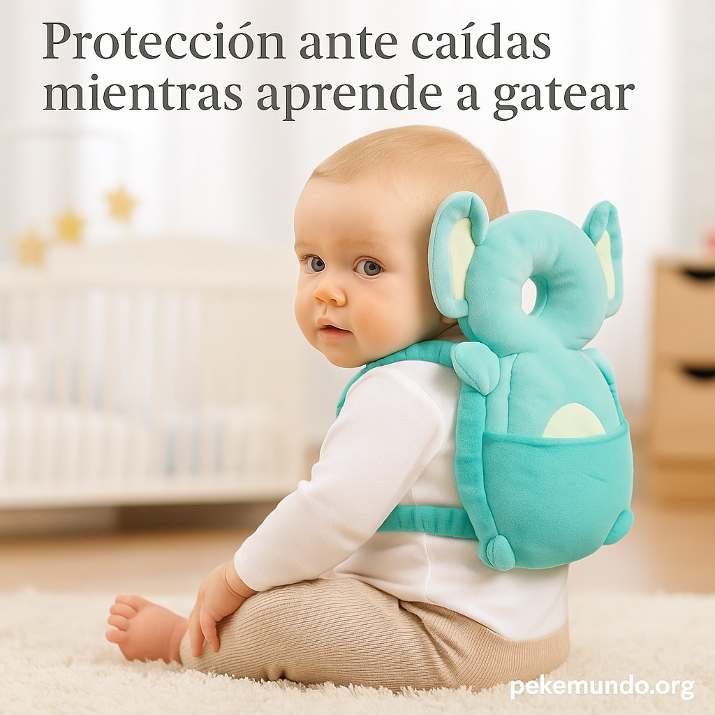 Almohadilla Anticaídas para Bebé – Elefante Azul