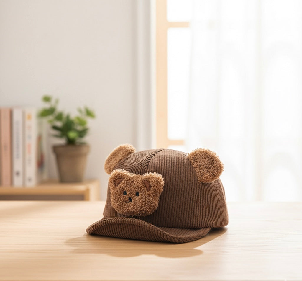 Gorro Grueso con Visera para Bebé – Protección, Suavidad y Estilo en Invierno