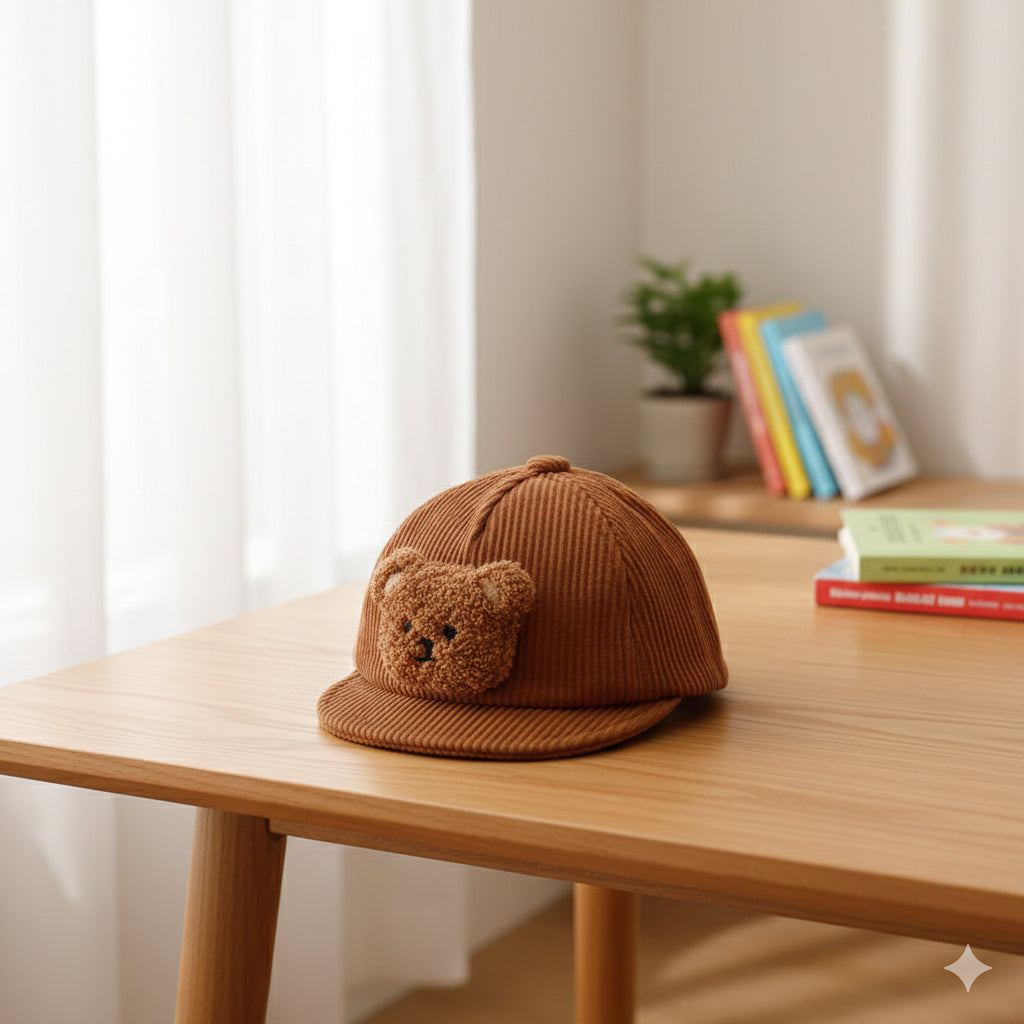 Gorro Grueso con Visera para Bebé – Protección, Suavidad y Estilo en Invierno