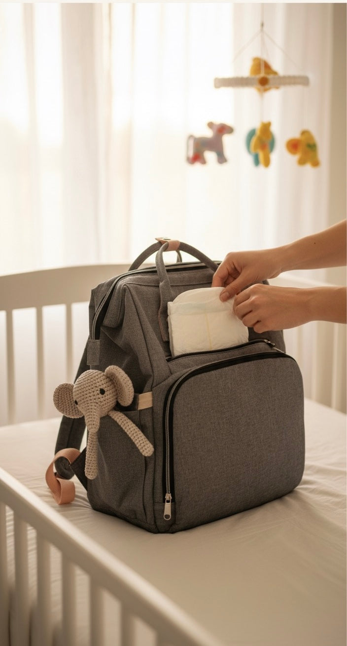 Mochila Cuna Extensible para Bebé – 2 en 1 Viaje & Descanso | Comodidad que acompaña