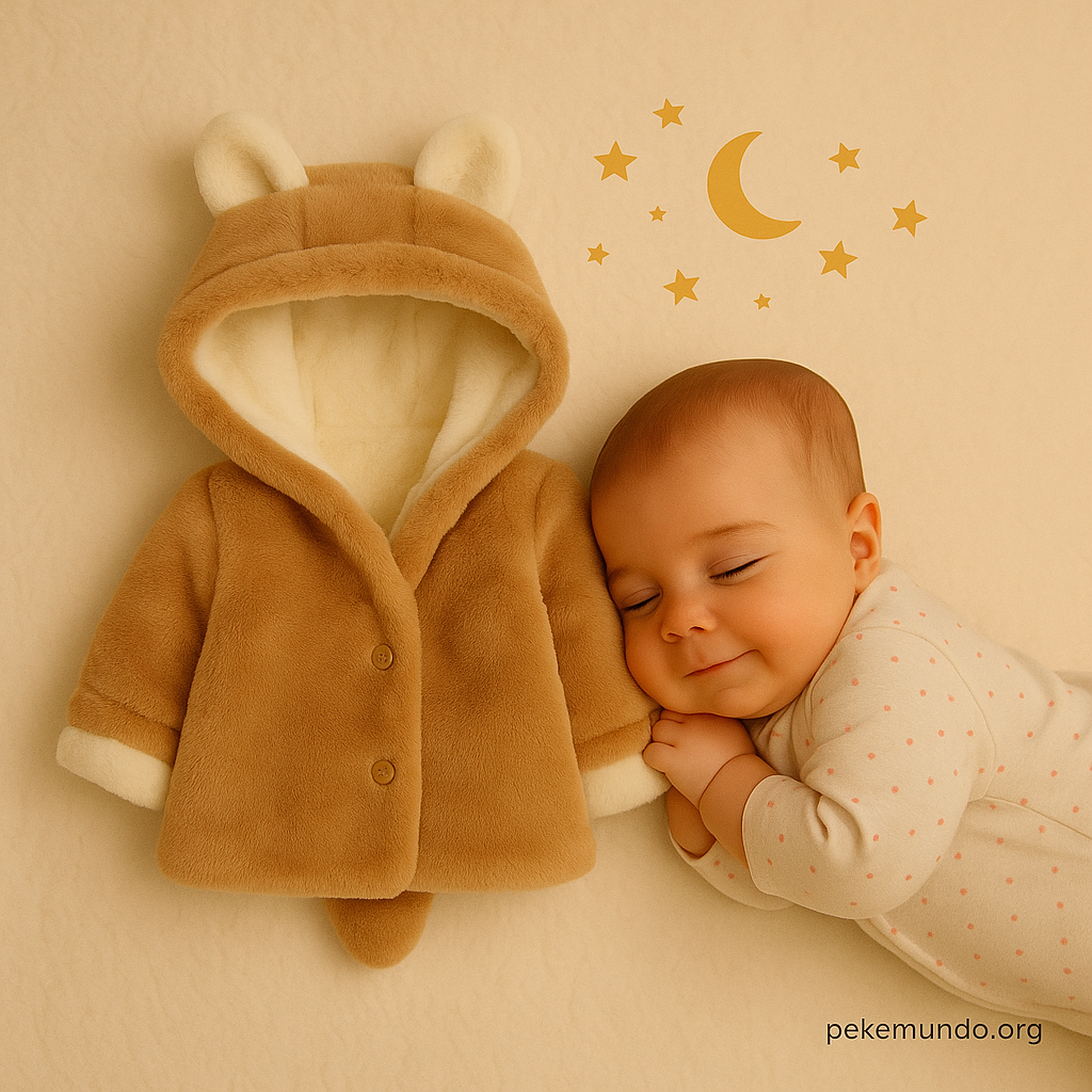 Abrigo de Algodón para Bebé – Calidez Suave y Estilo Dulce para los Paseos Fríos