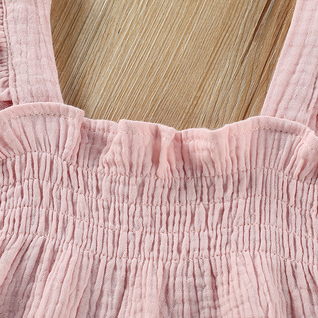 Conjunto Verano Bebé – Top de Tirantes + Pantalón Corto | Suavidad, Estilo y Libertad para su Primer Verano