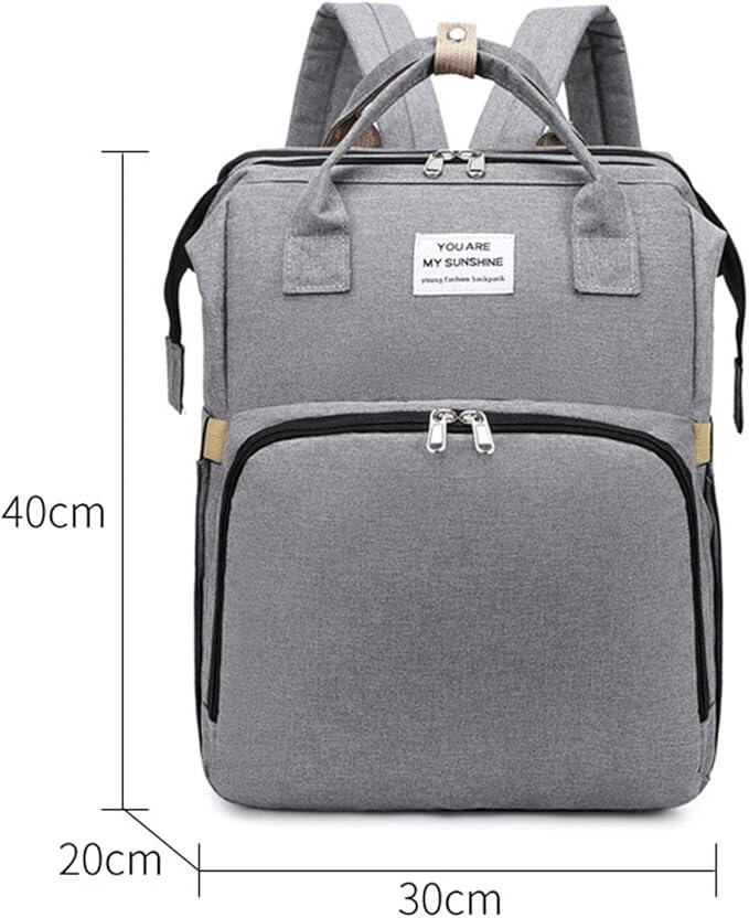 Mochila Multifuncional para Mamá – Cambiador, Cuna Portátil y Gran Capacidad para el Día a Día