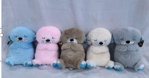 Peluche Otter Relax – Mascota Interactiva para Dormir y Calmar (Respiración + Luz Suave)