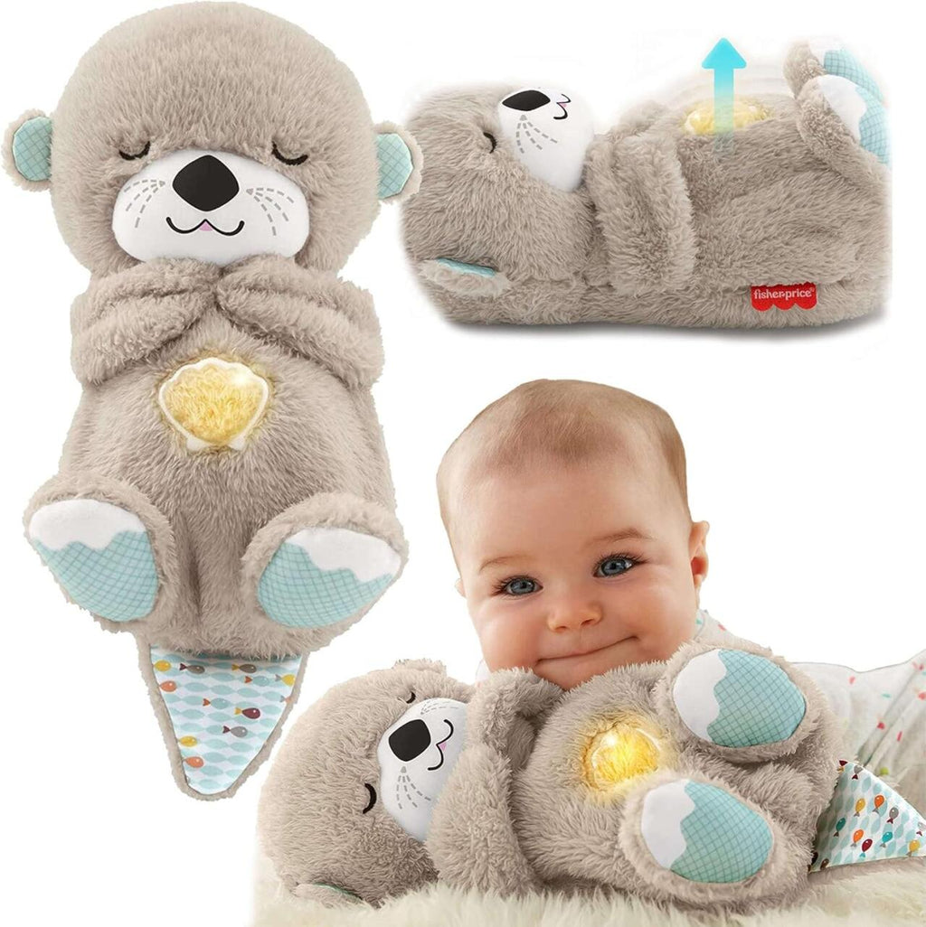 Peluche Otter Relax – Mascota Interactiva para Dormir y Calmar (Respiración + Luz Suave)